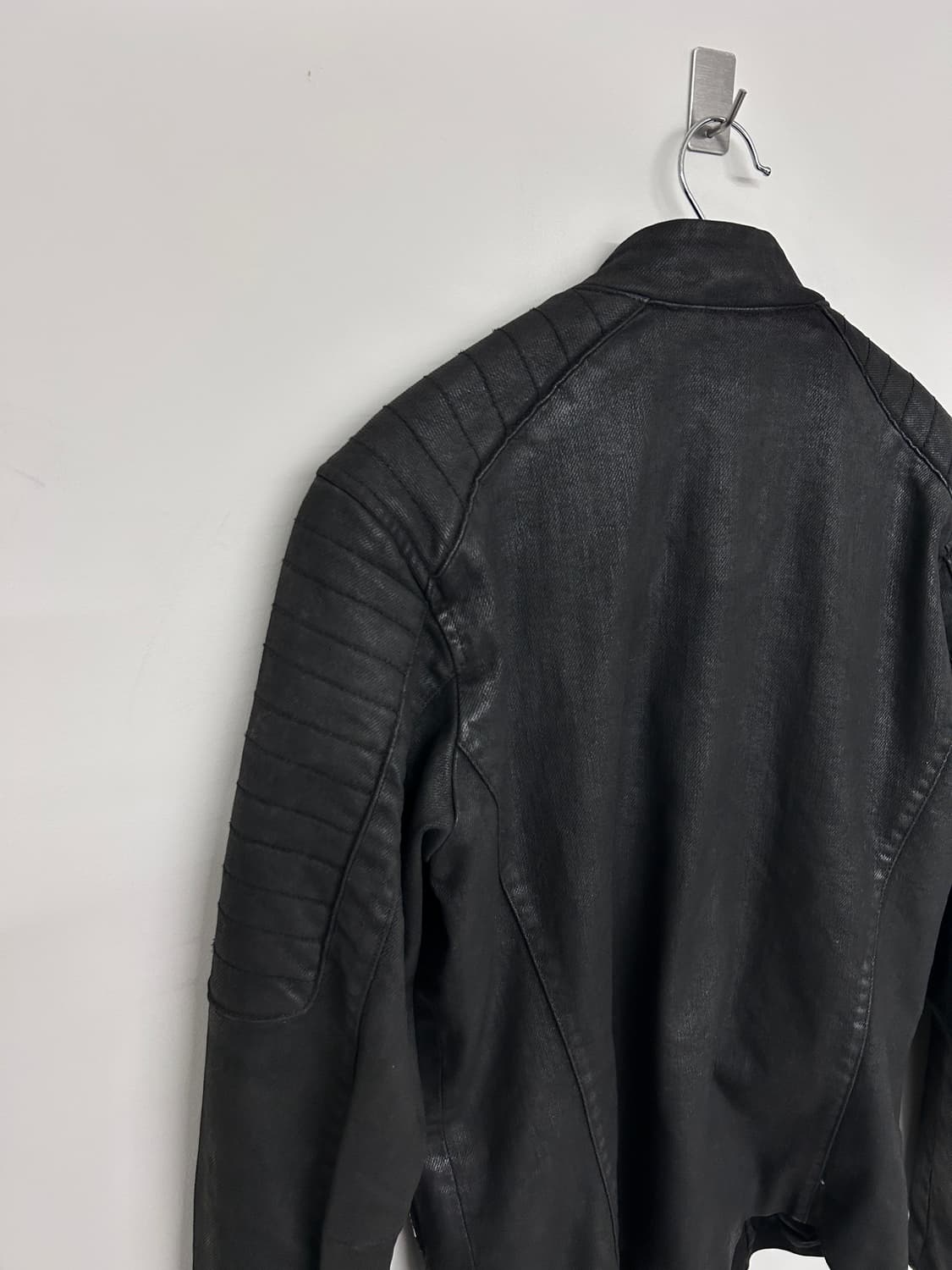 아르마니 코팅 코튼 바이커 자켓 상품이미지9