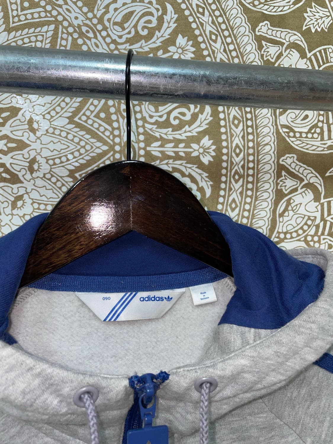 아디다스 여성 유로파 배색 기모 후드집업  상품이미지4