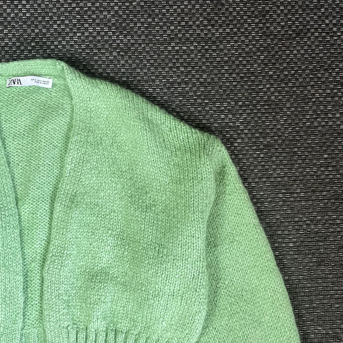 자라 라이트그린 볼레로가디건 S 상품이미지3