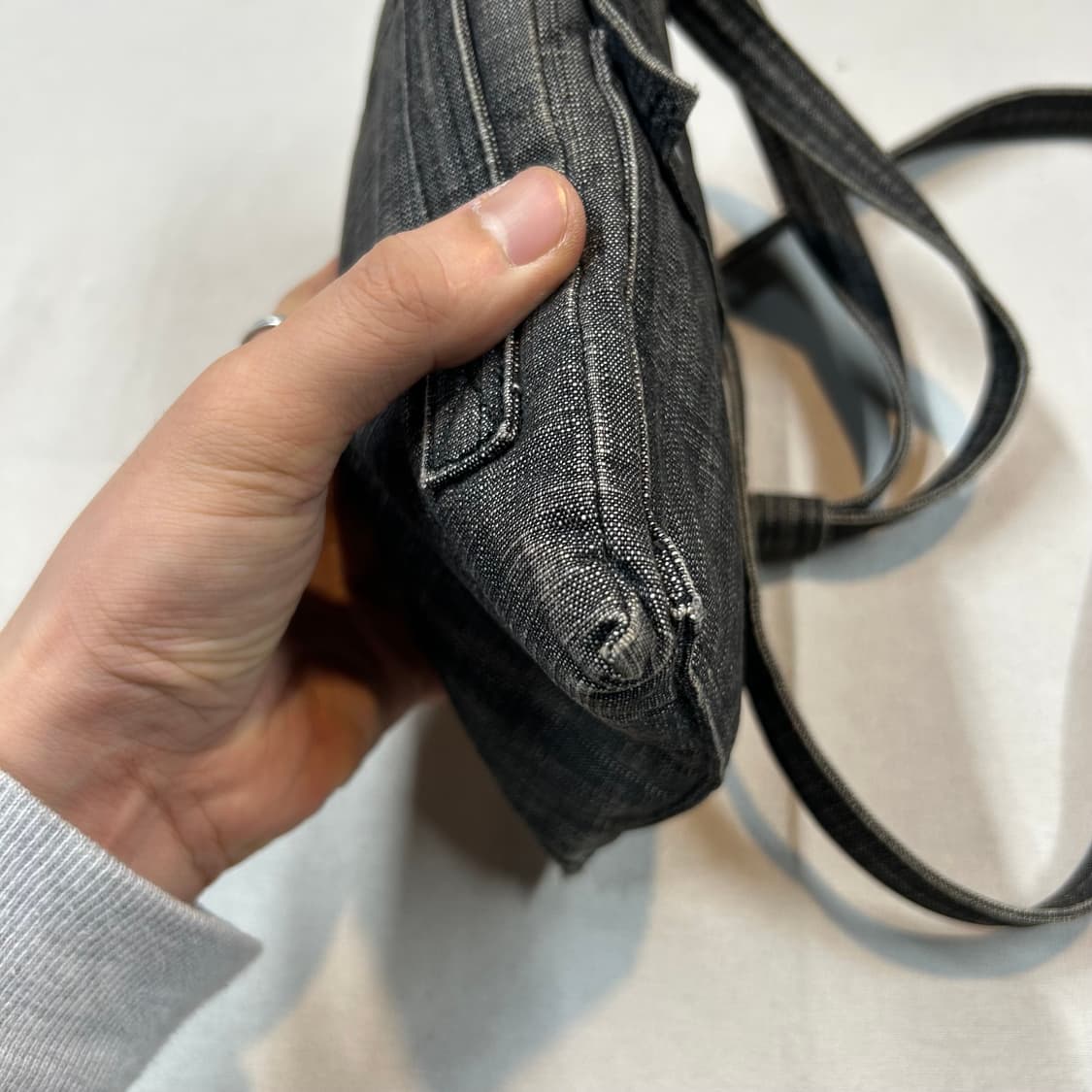 요시다 포터 온스 코튼 데님 크로스백 숄더백 P56 상품이미지6