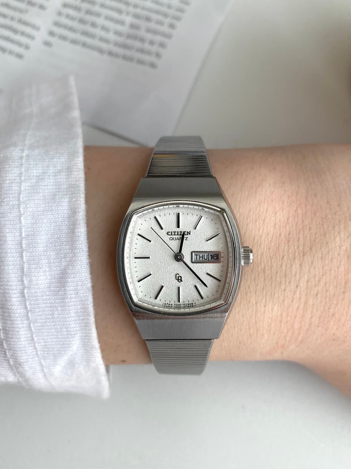 Citizen 시티즌 CQ 스노우 데이데이트 쿼츠 상품이미지9