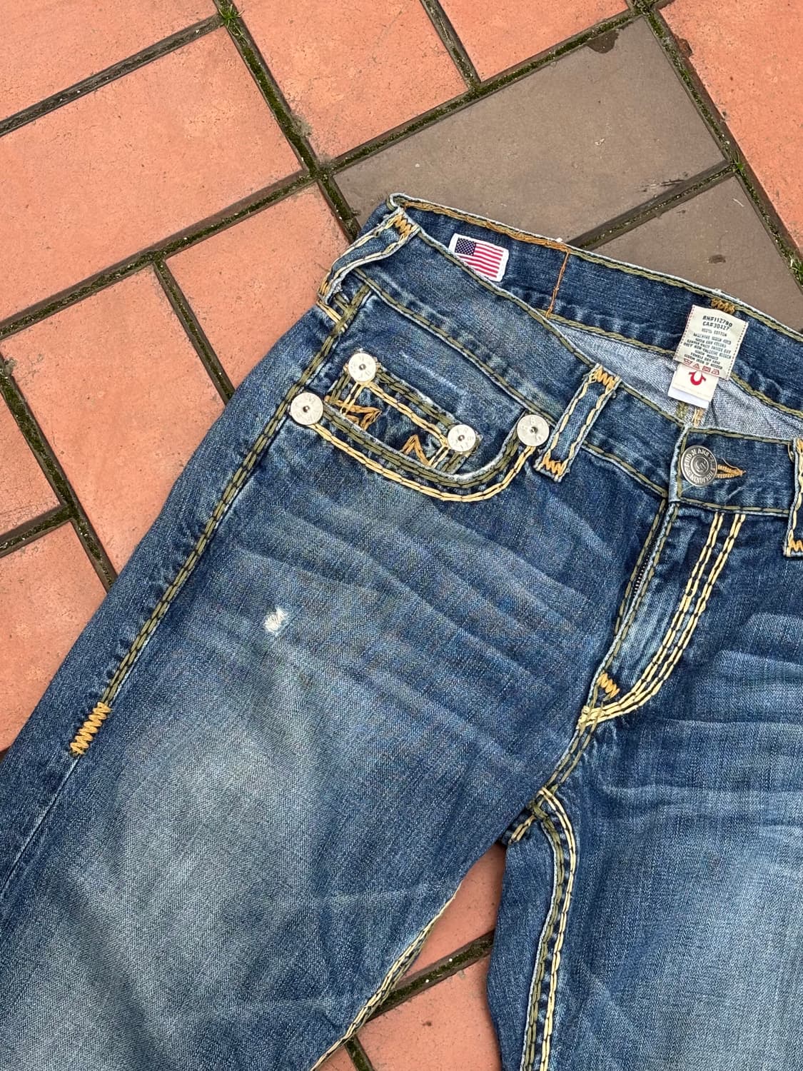 트루릴리전 스트레이트 핏 상품이미지9