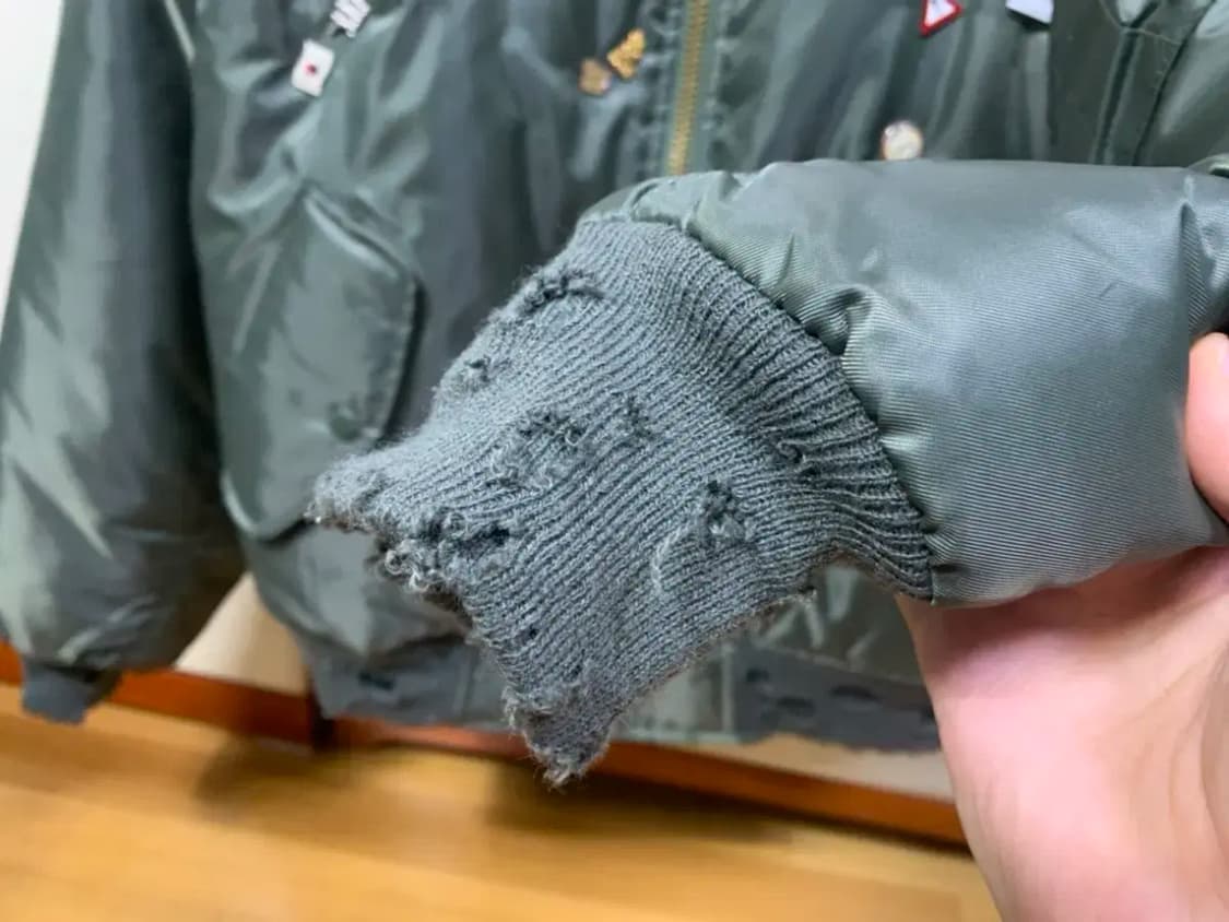 로스코 항공점퍼 팝니다 (지디 커스텀 버젼) 상품이미지2