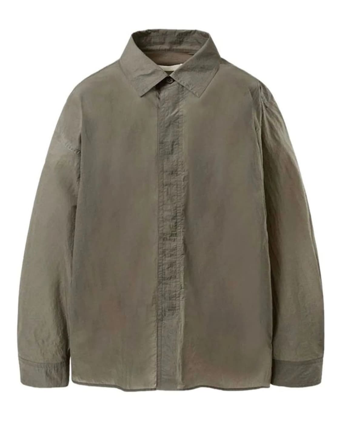 아모멘토 25SS 시어 나일론 오버핏 셔츠 상품이미지1