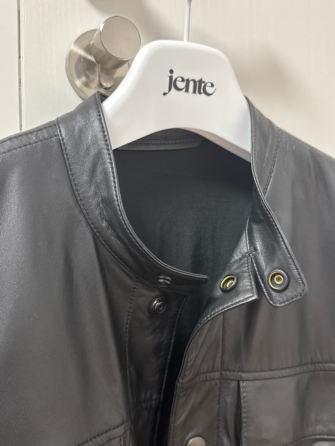 [S] 르메르 25SS 소프트 박시 레더 블루종 상품이미지5