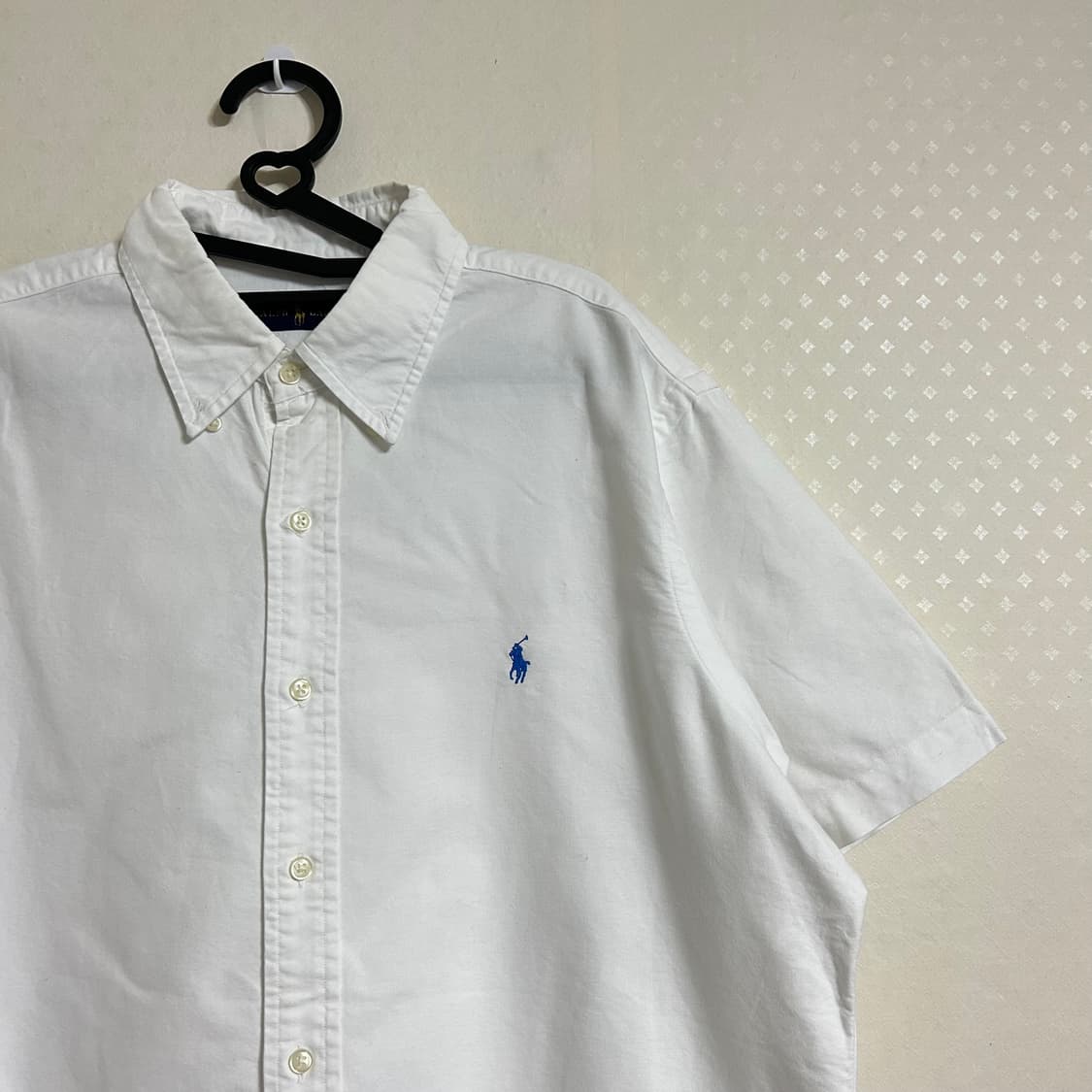 폴로 랄프로렌 신형 반팔 셔츠 화이트 L  상품이미지5