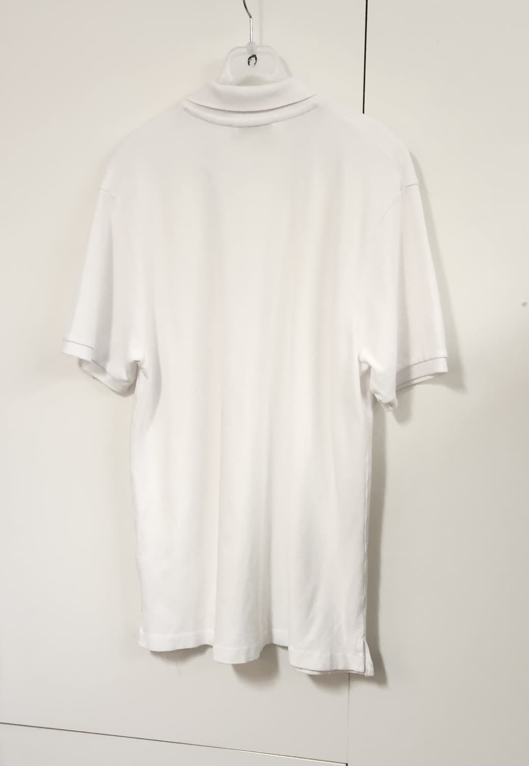 메종키츠네 폭스헤드 화이트 반팔 폴로티 M 23SS 상품이미지2