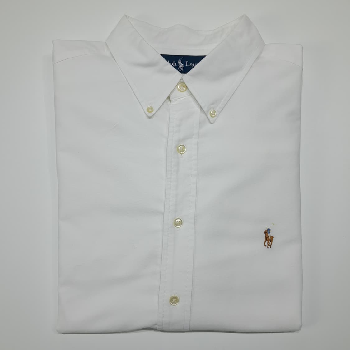 CL472 2XL 폴로 90s 홍콩판 옥스포드 멀티포니 화이트 셔츠 남 상품이미지7