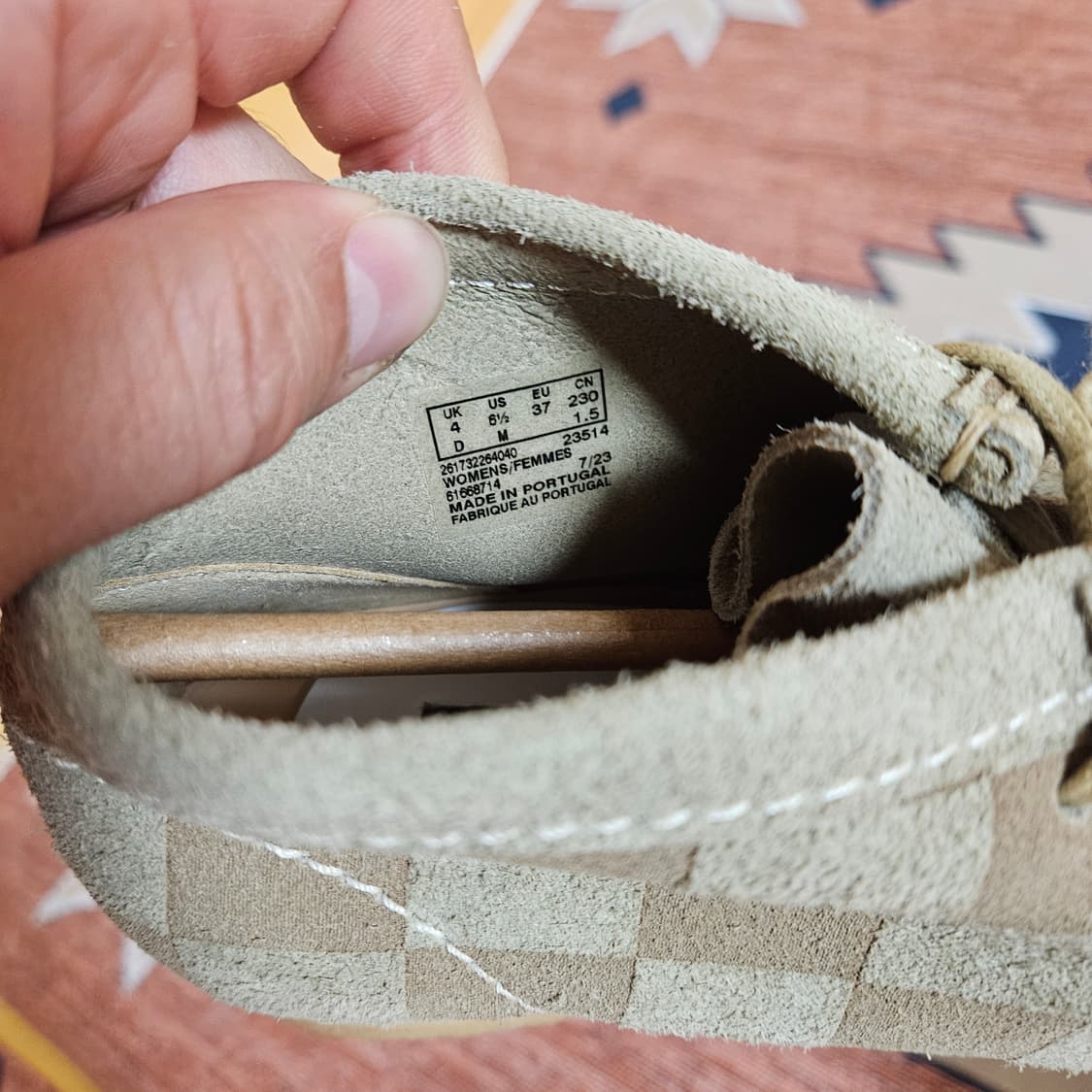 클락스 왈라비 부츠 메이플 체커보드 / 국내 미발매 상품이미지6