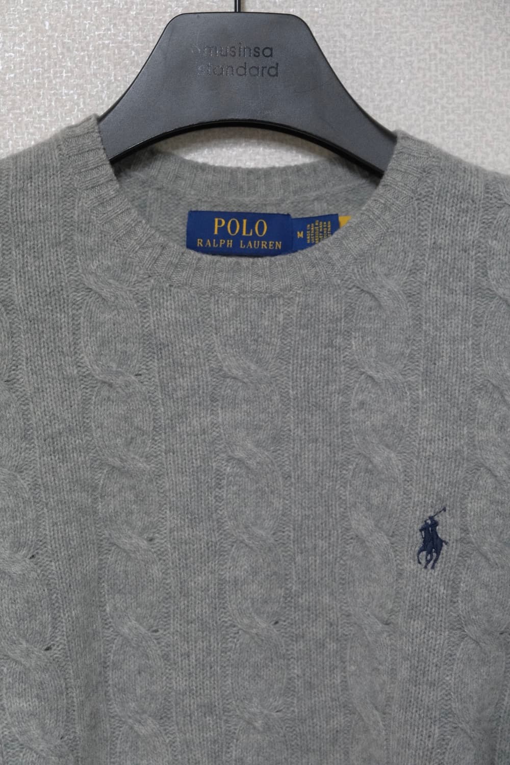 폴로 랄프로렌 케이블 니트 M 상품이미지1