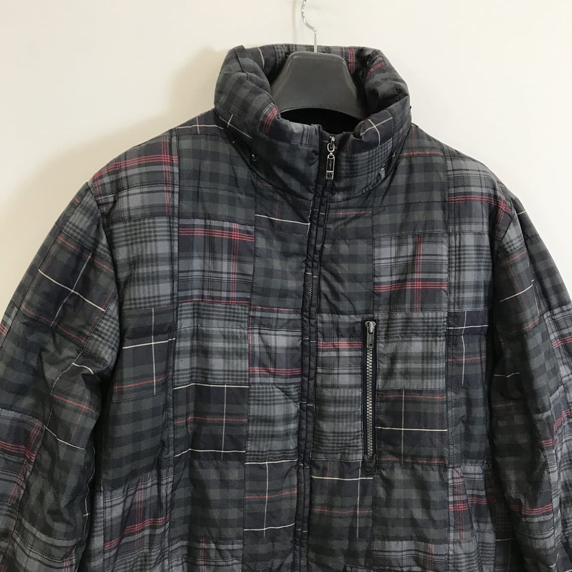 타미힐피거 패치워크 타탄체크 덕다운패딩 [L] 상품이미지2