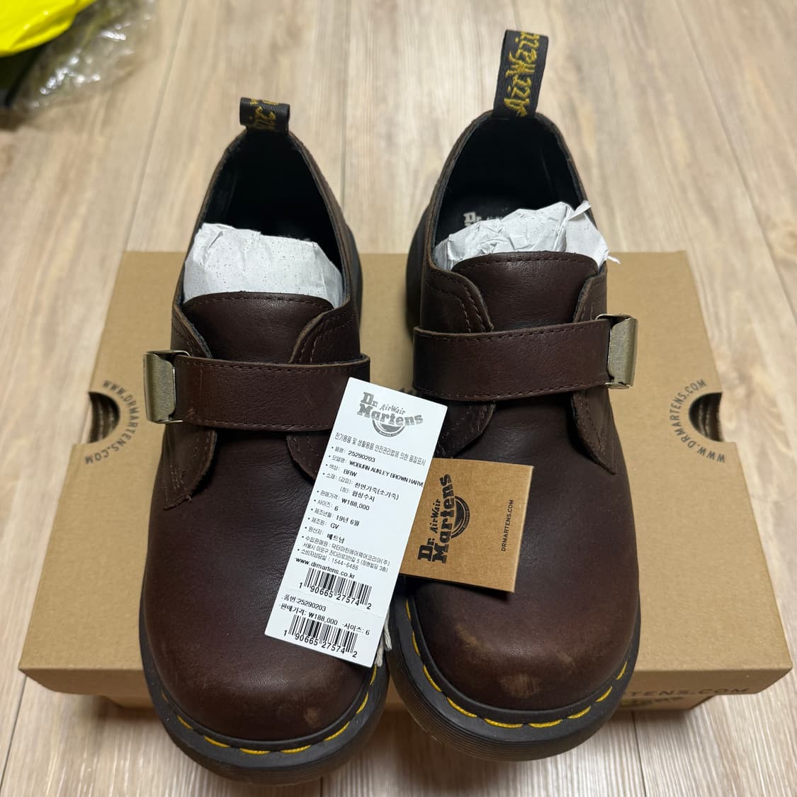 uk6,250) 139,000원 닥터마틴 오클리 다크 브라운 풀박스 상품이미지2