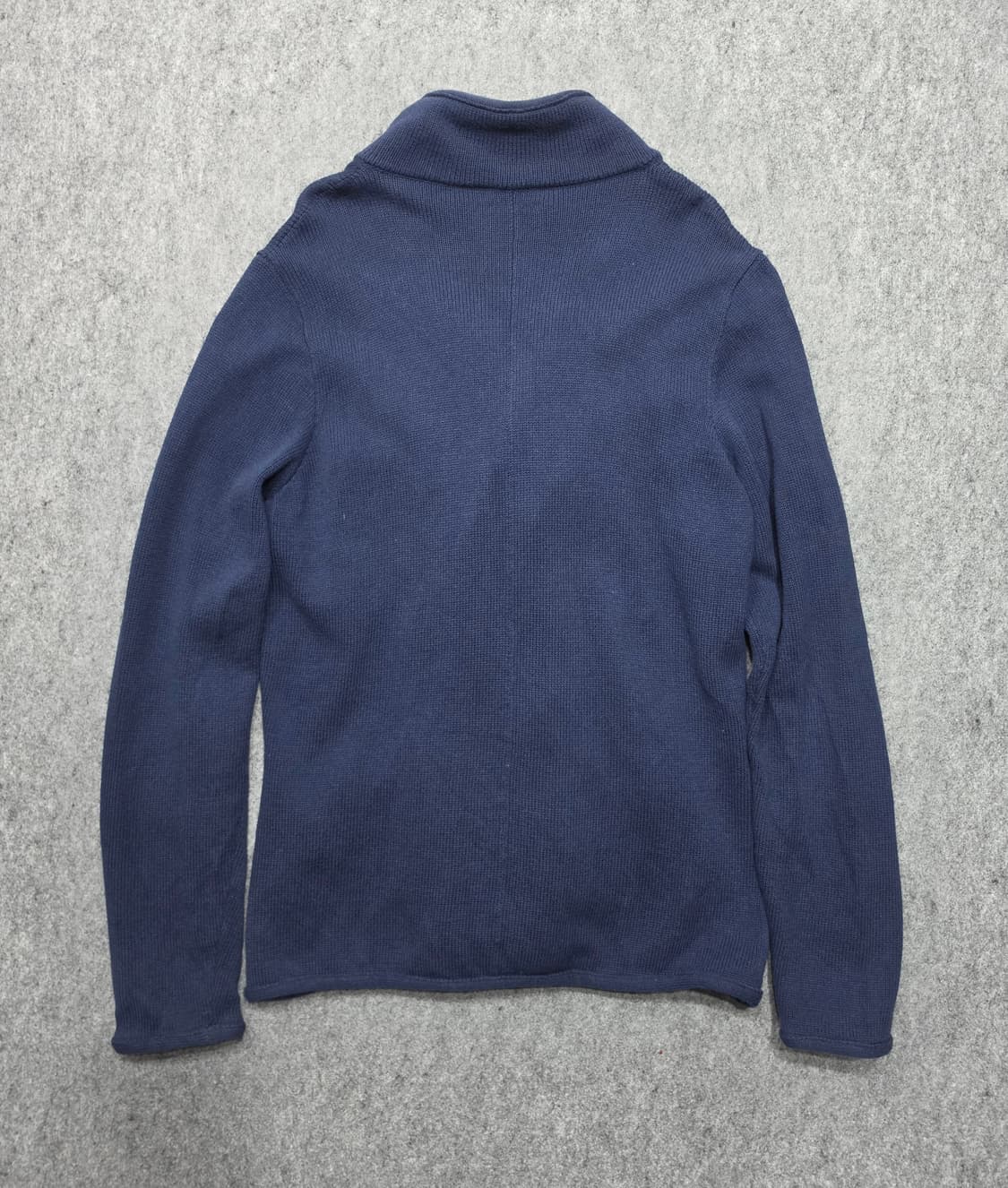 브뤼에르 브로이어 이태리 빈티지 더블버튼 니트 가디건 네이비 XL 상품이미지2