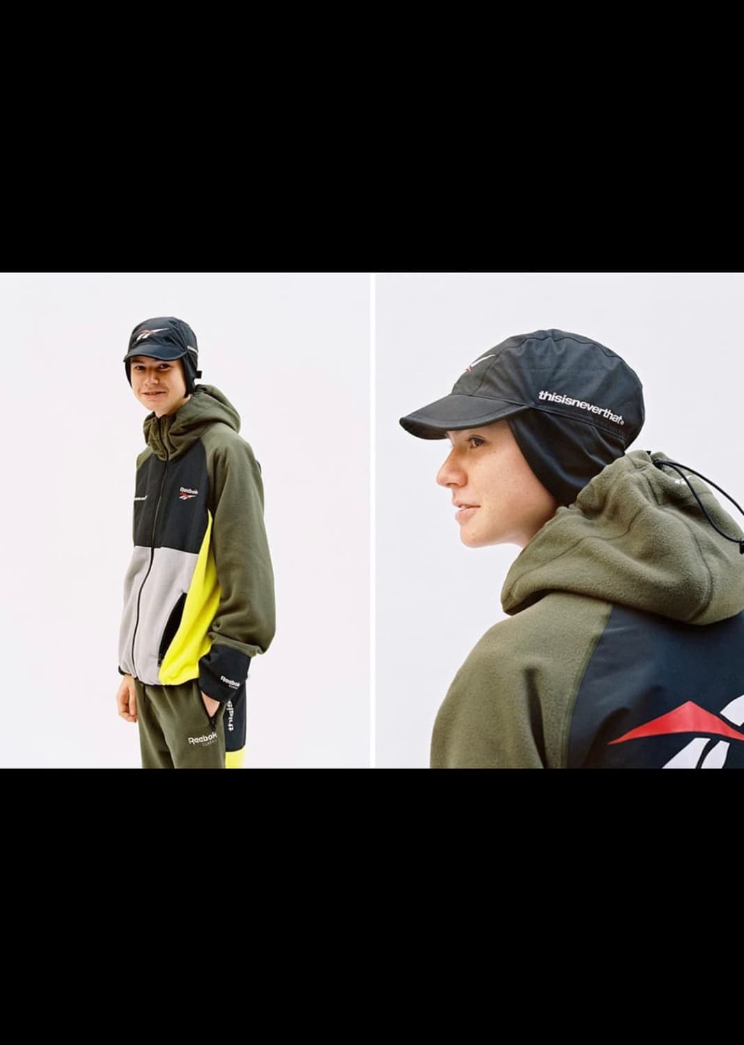 디스이즈네버댓 리복 볼캡 이어플랩 17FW 희귀 레어 상품이미지7