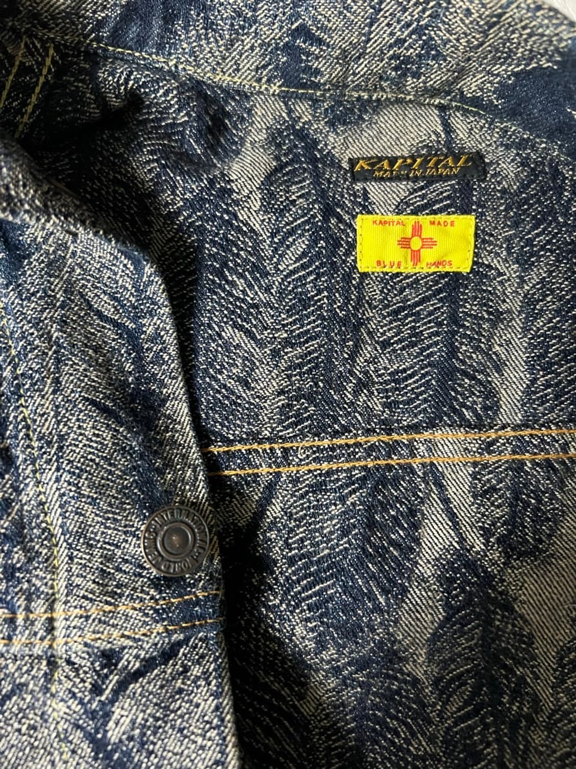 캐피탈 페더 데님자켓 3사이즈 상품이미지4