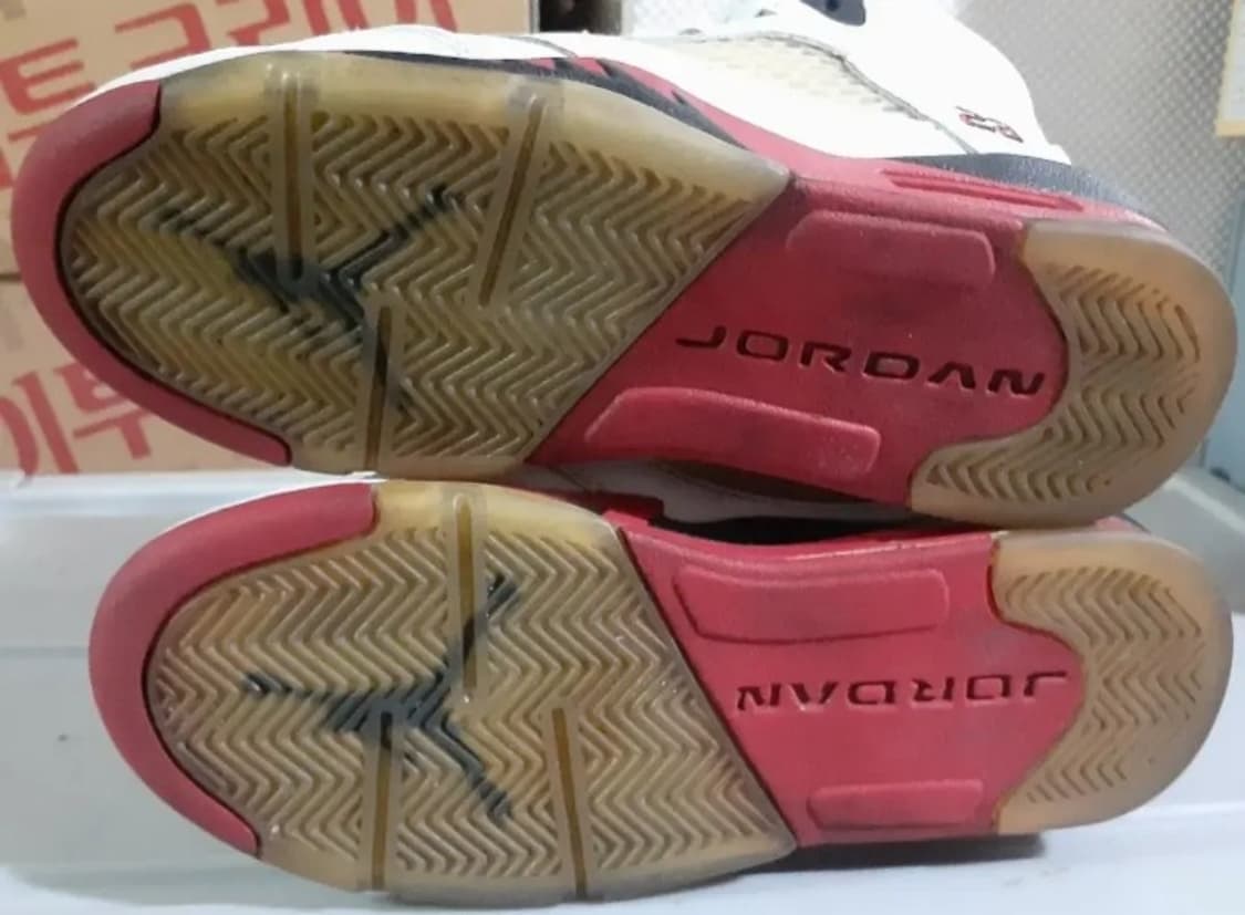 조던 5 파이어레드 블랙텅 230 상품이미지7