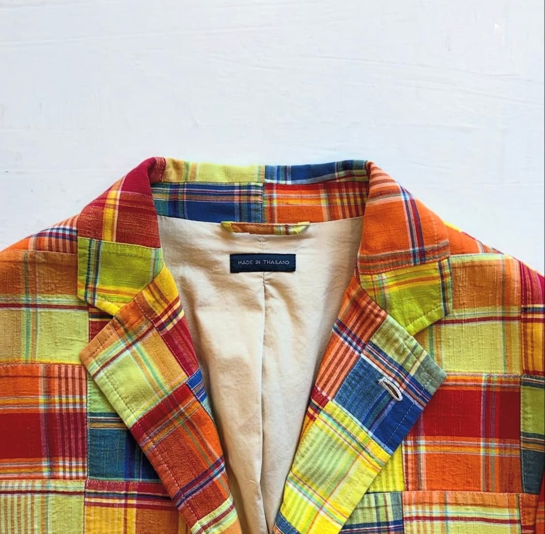 90s 폴로 랄프로렌 패치워크 마드라스 블레이저 상품이미지7