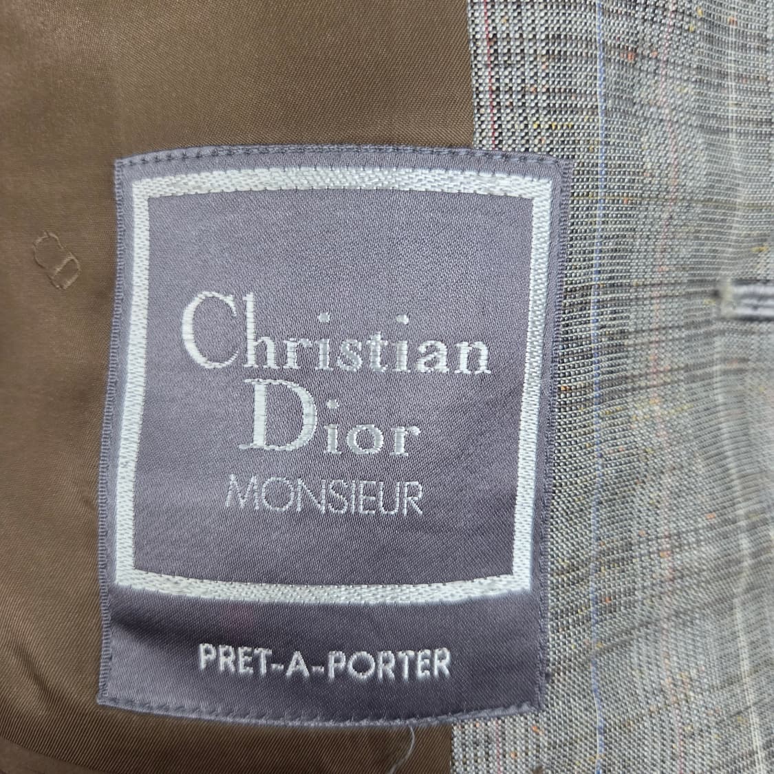 디올 체크 패턴 남성 블레이저 자켓 남L 상품이미지3