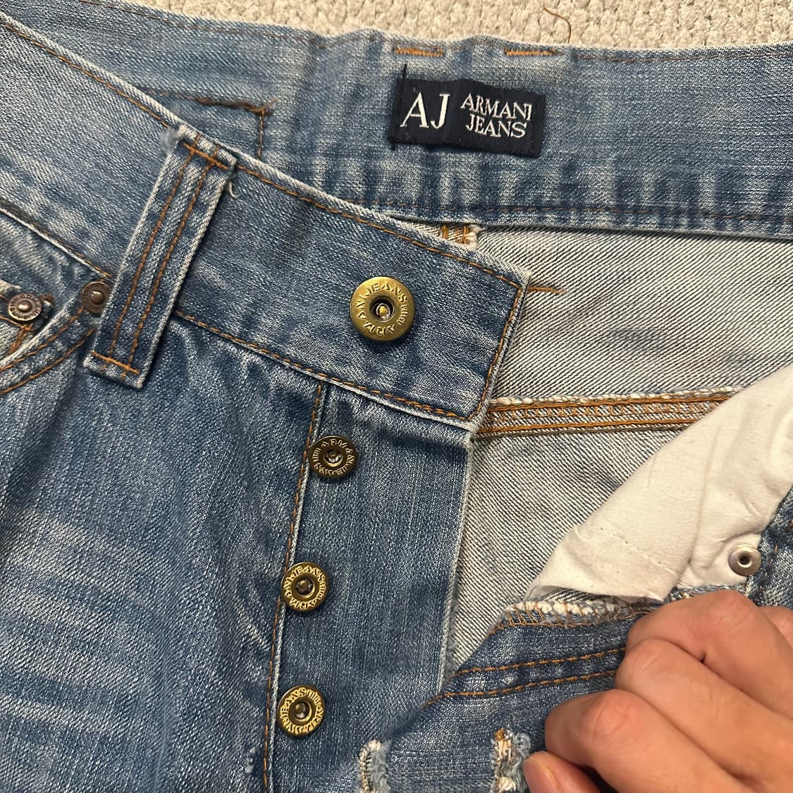 90s Armani 아르마니 진스 데님 팬츠 상품이미지5