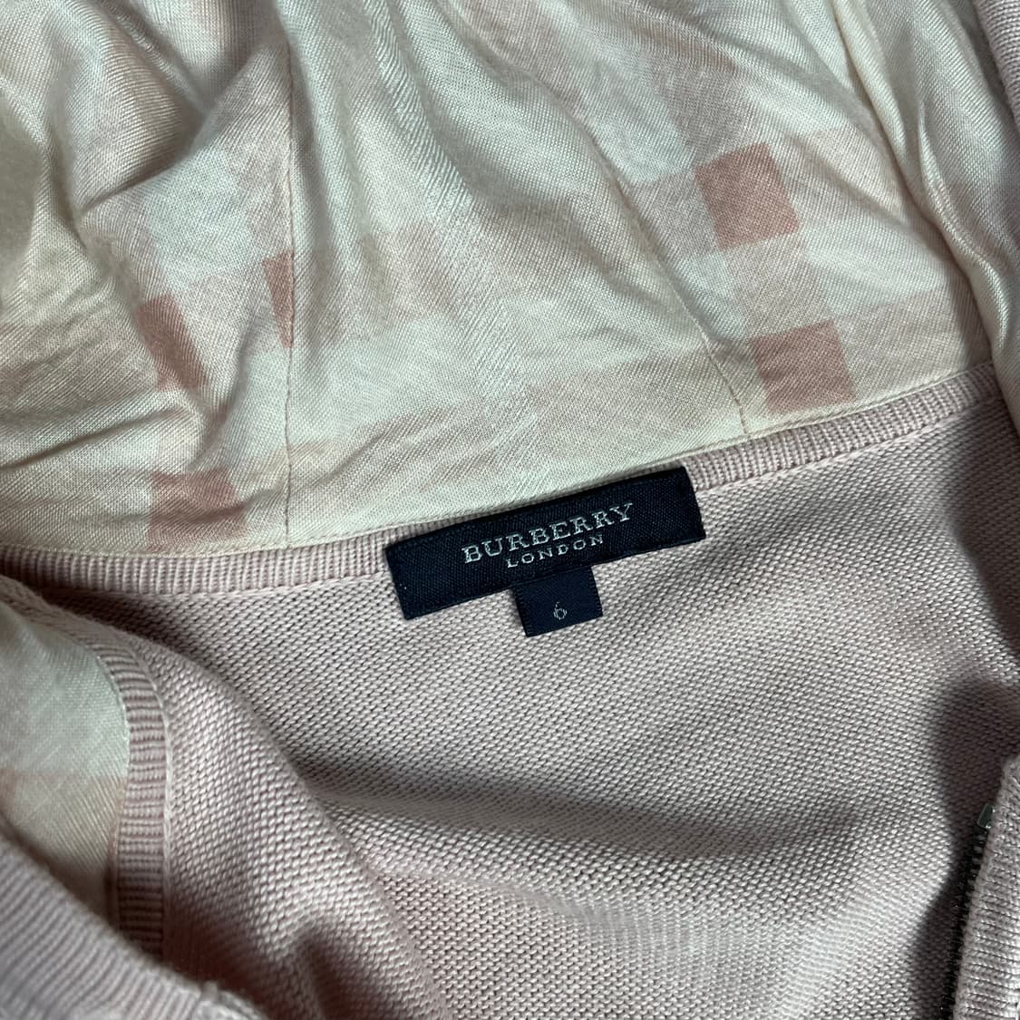 [Burberry] 버버리 런던 러블리 핑크 니트 후드집업 상품이미지5