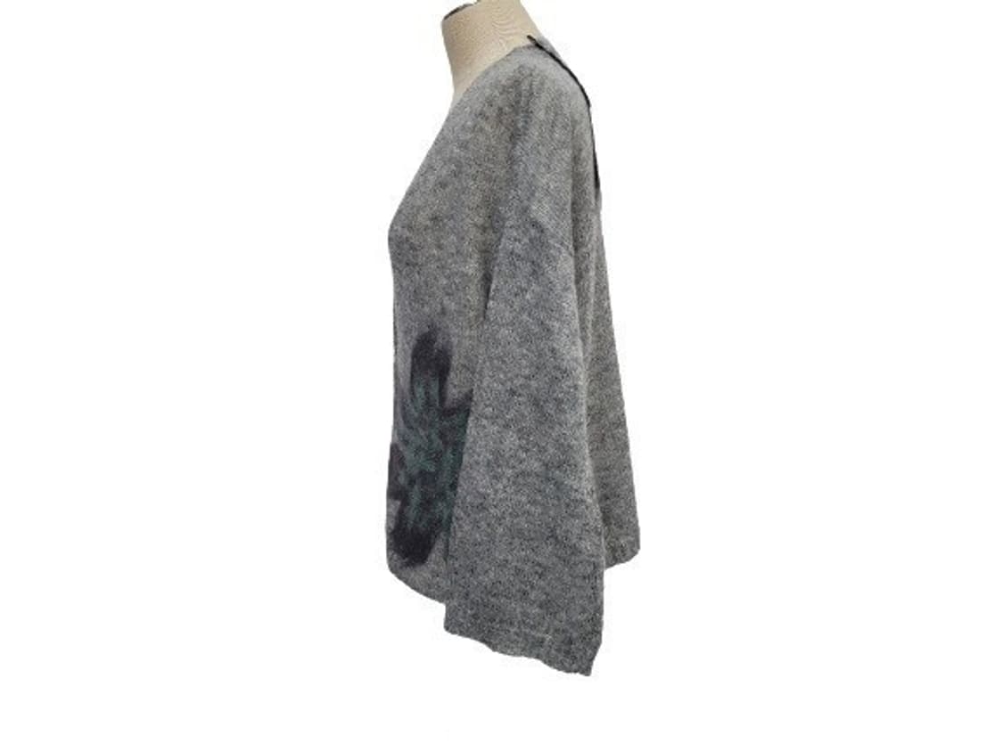 이태리 CARACTERE 플라워 그레이믹스 M 울가디건 새상품
 상품이미지2