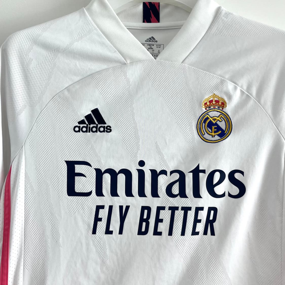 아디다스 20-21 레알 마드리드 노마킹 반팔 홈 유니폼 상품이미지4