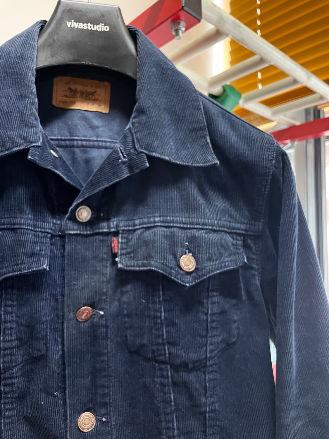 리바이스 코듀로이 트러커 네이비 상품이미지2