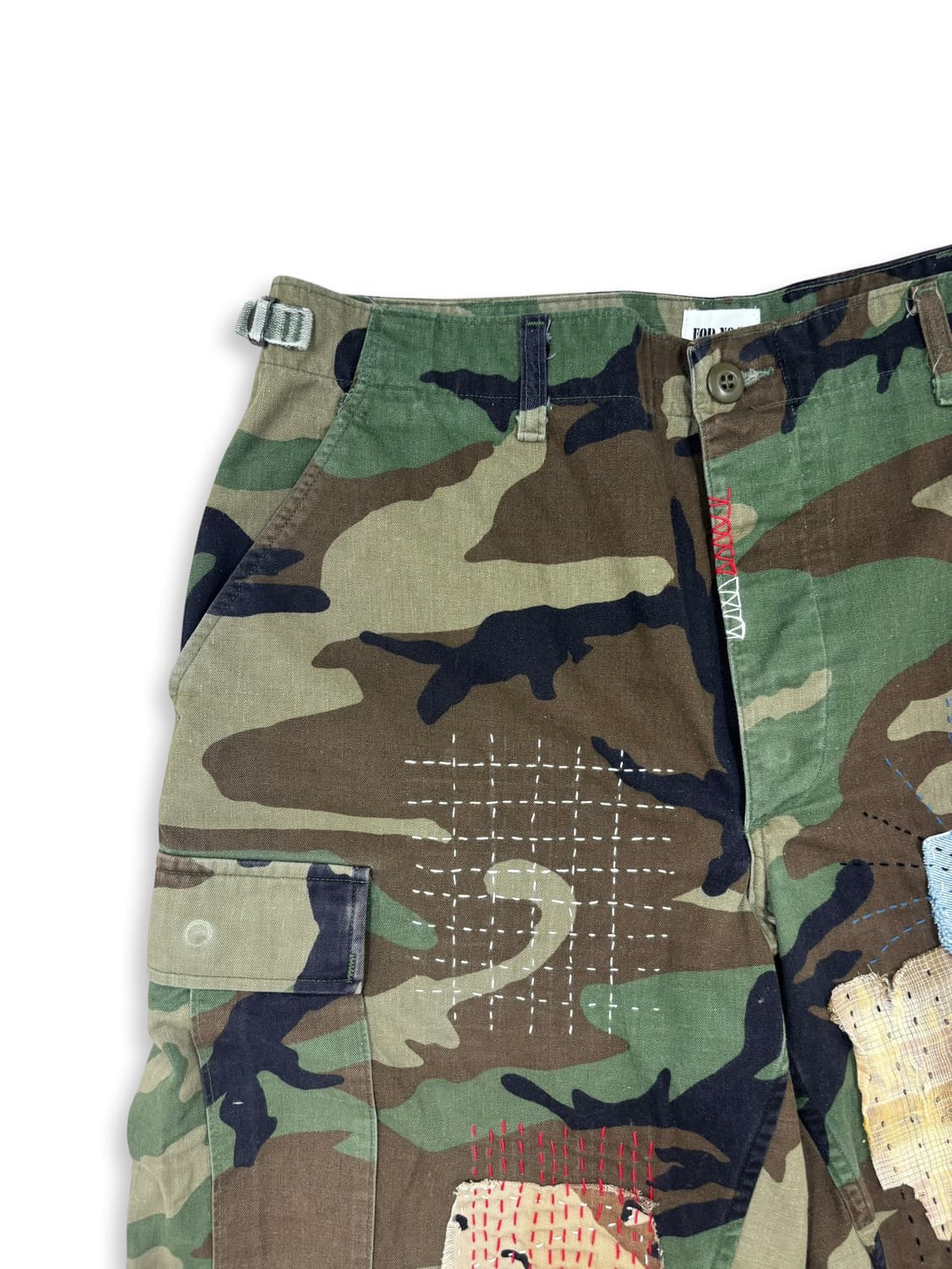 BDU Distressed Boro Sashiko Bermuda 상품이미지5