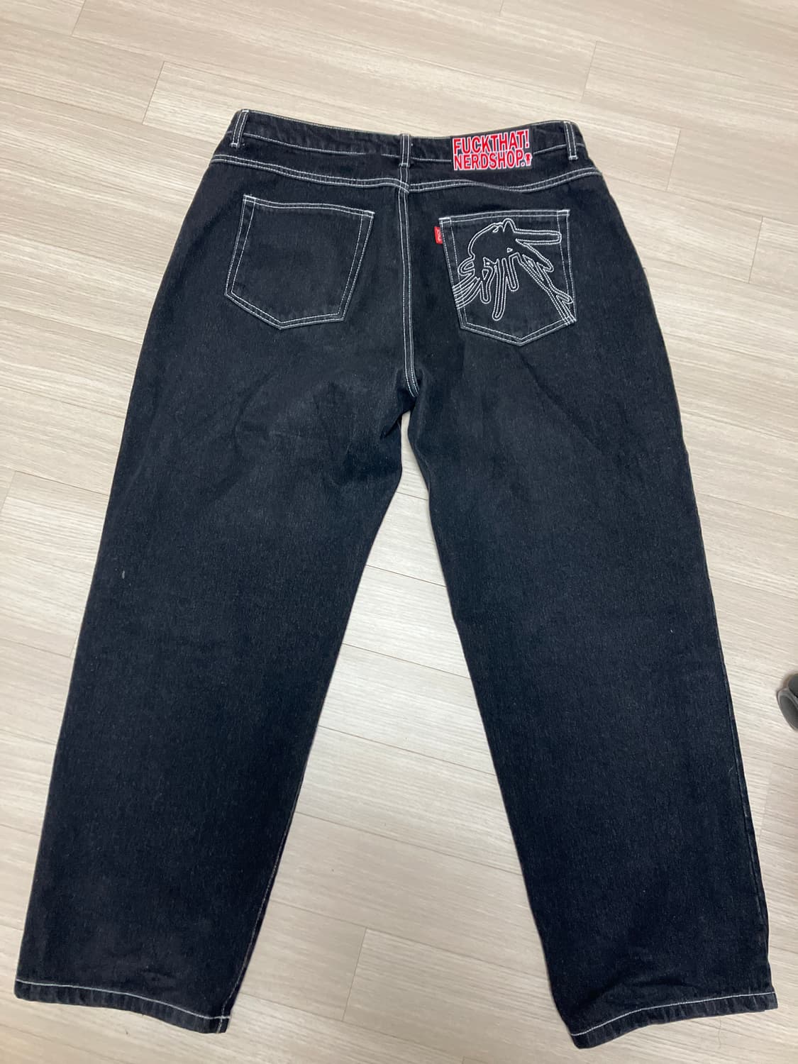 퍽댓너드샵 스니치 데님 팬츠 팝니다 상품이미지2