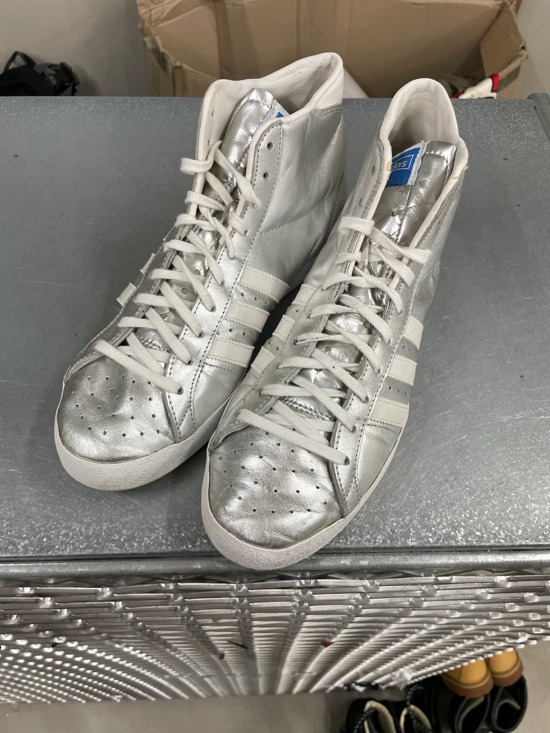 아디다스 바스켓 프로피 실버 하이 270 상품이미지2