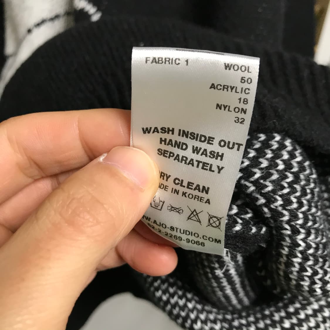 아조바이아조 라운드 니트 상품이미지4