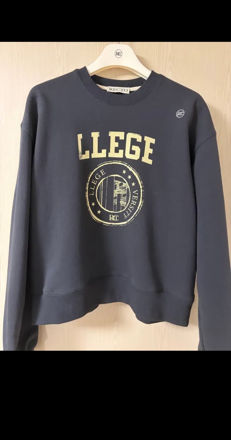 렉토 리지 맨투맨 차콜 상품이미지2