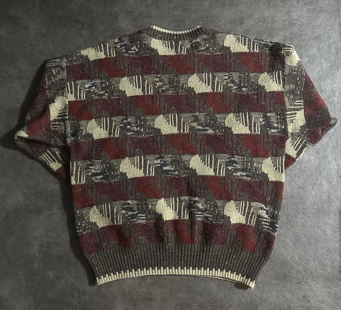 90s 이탈리아 Florence 패턴 니트 상품이미지4