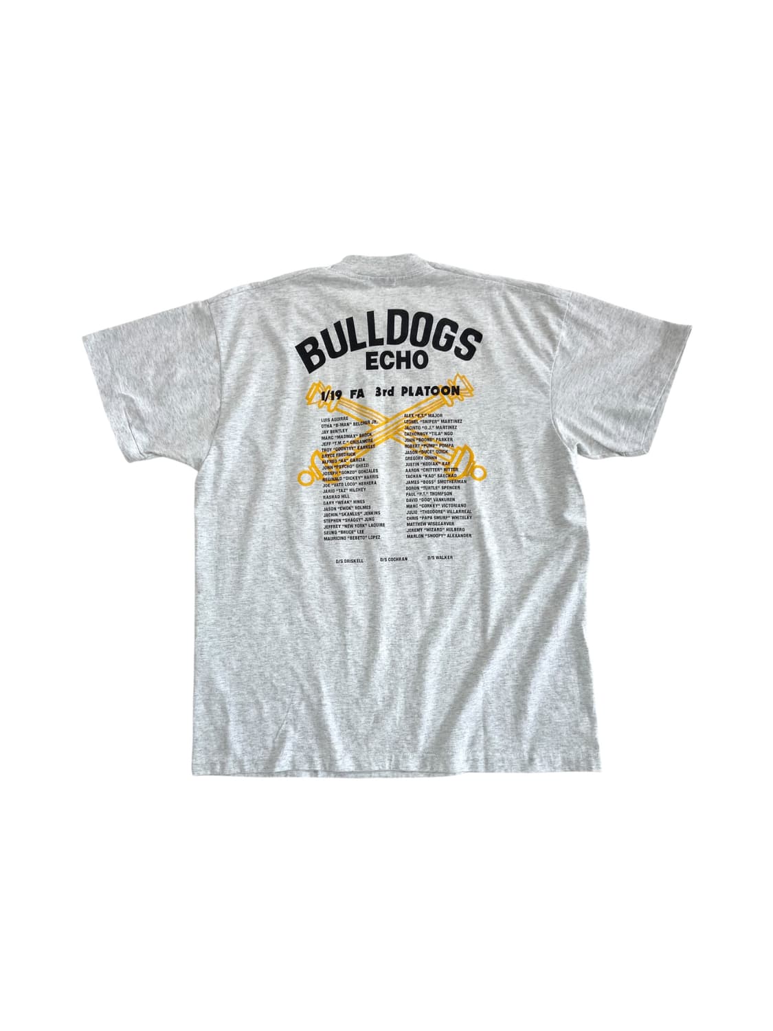 90's U.S. Army Bulldogs Echo Unit Tee 상품이미지2