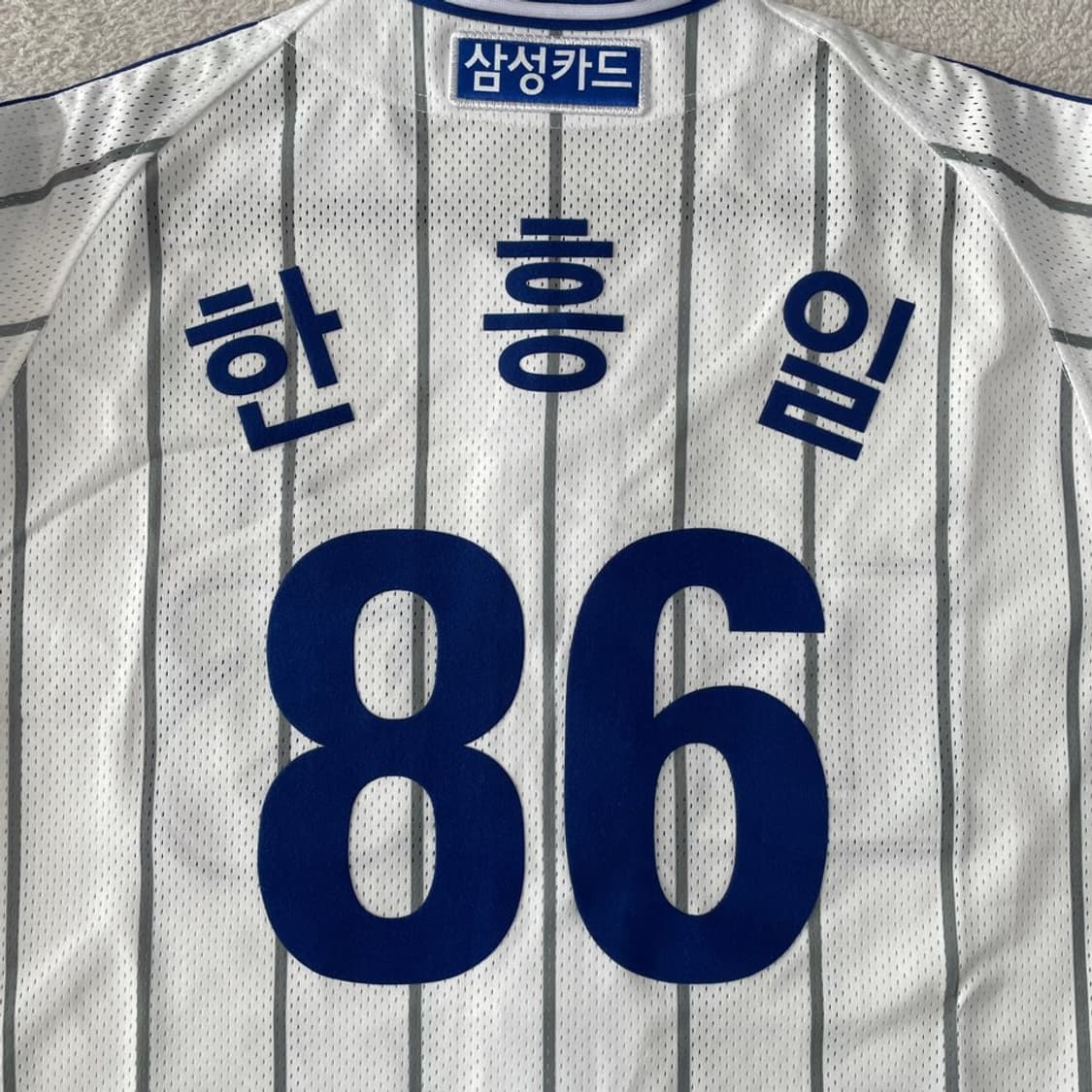 삼성라이온즈 언더아머 선수지급용 실착유니폼 02올드 105  상품이미지9