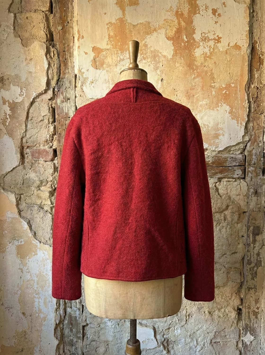 Manfred Wesenjak 티롤 레드  울 자켓 상품이미지2