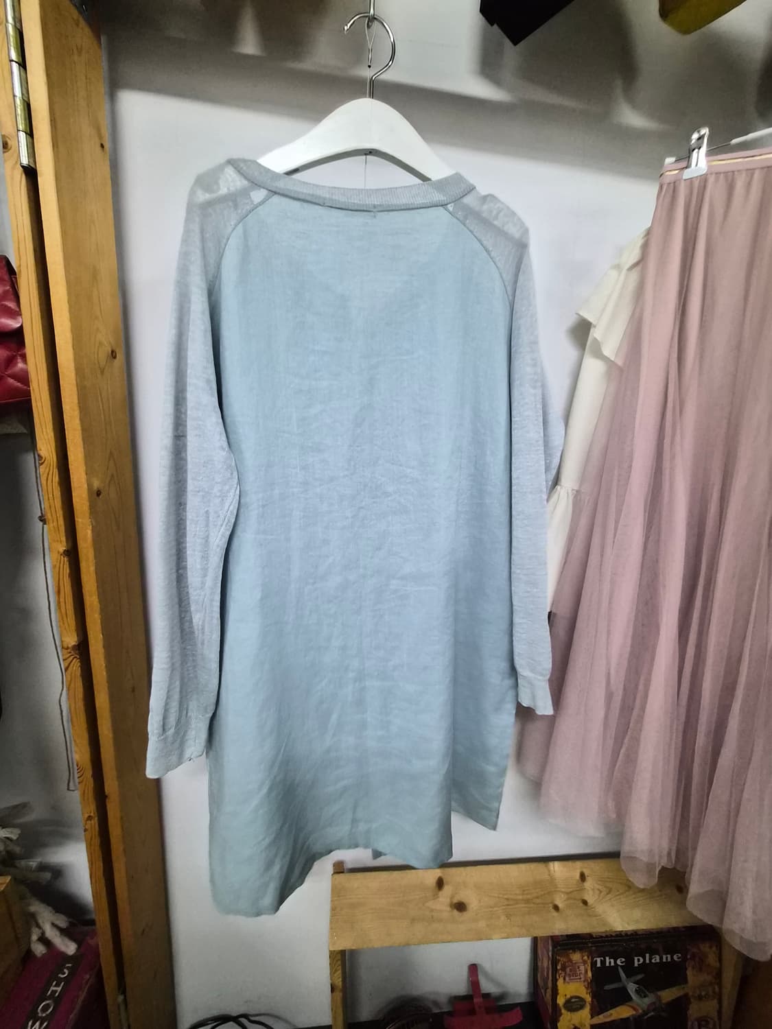 린넨 집업 롱 가디건 상품이미지5