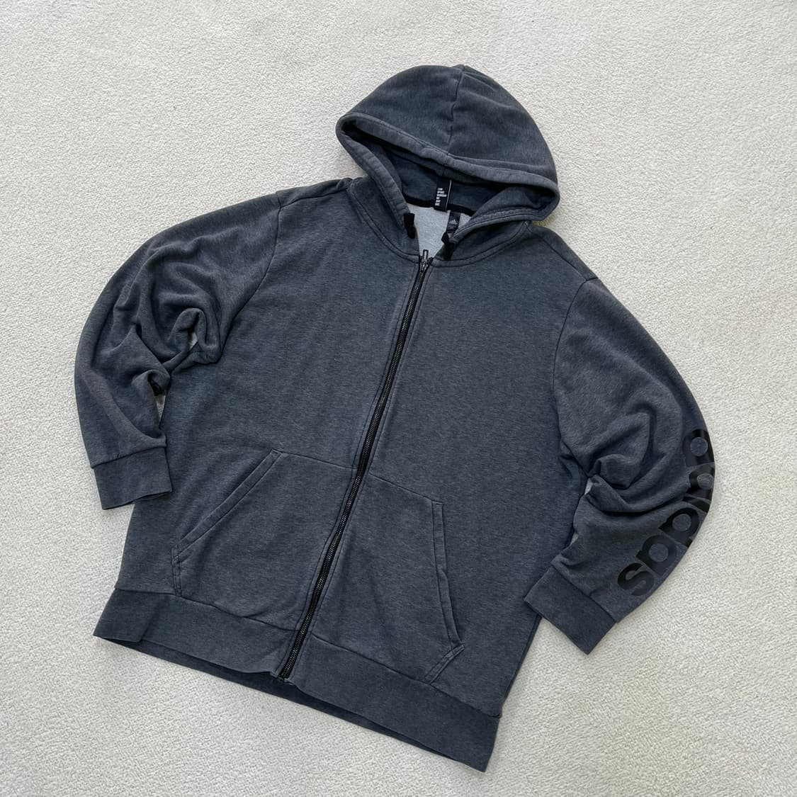 4XL 아디다스 후드 집업 0325M 상품이미지1