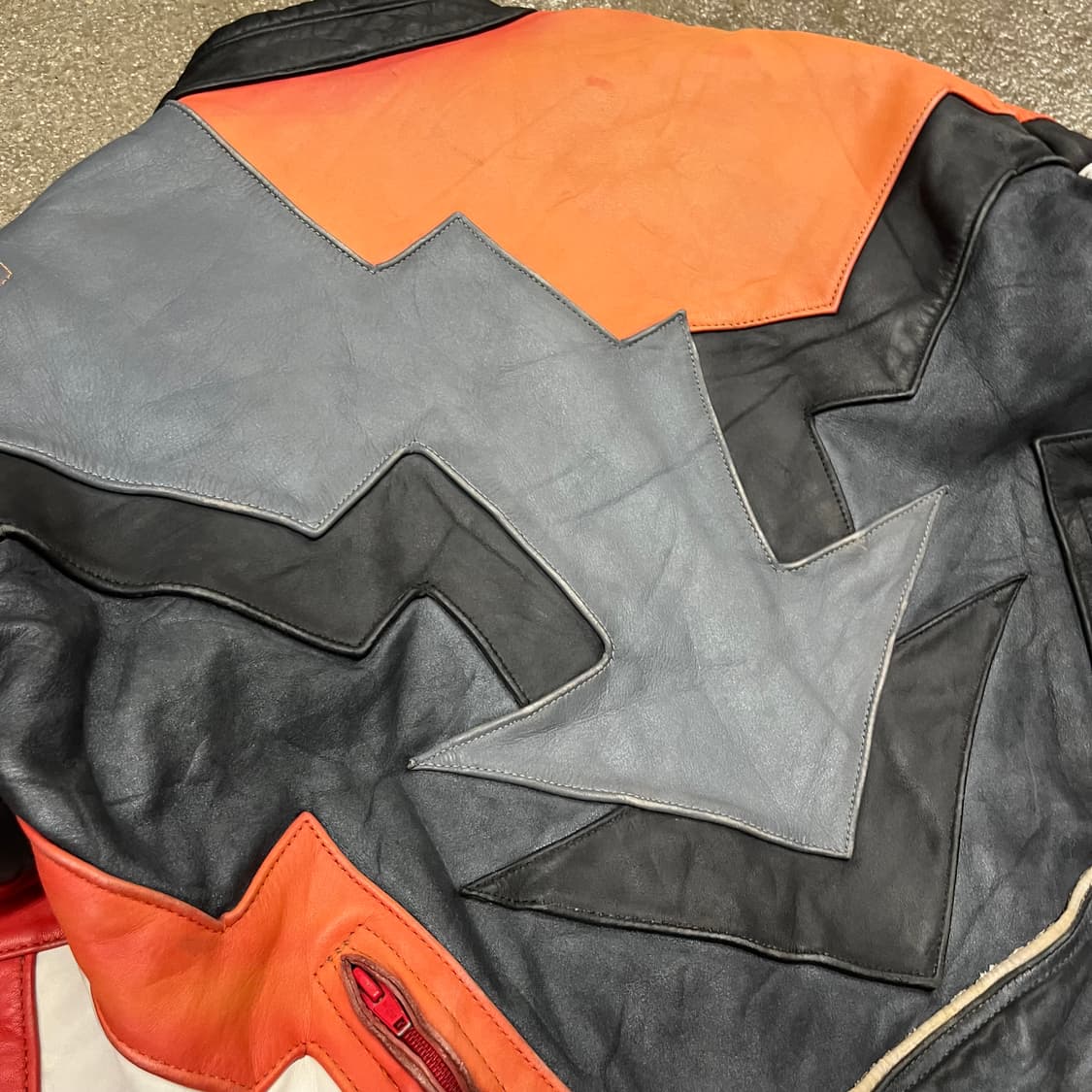 90s Lookwell 가죽 레이싱 자켓 (105) 상품이미지4