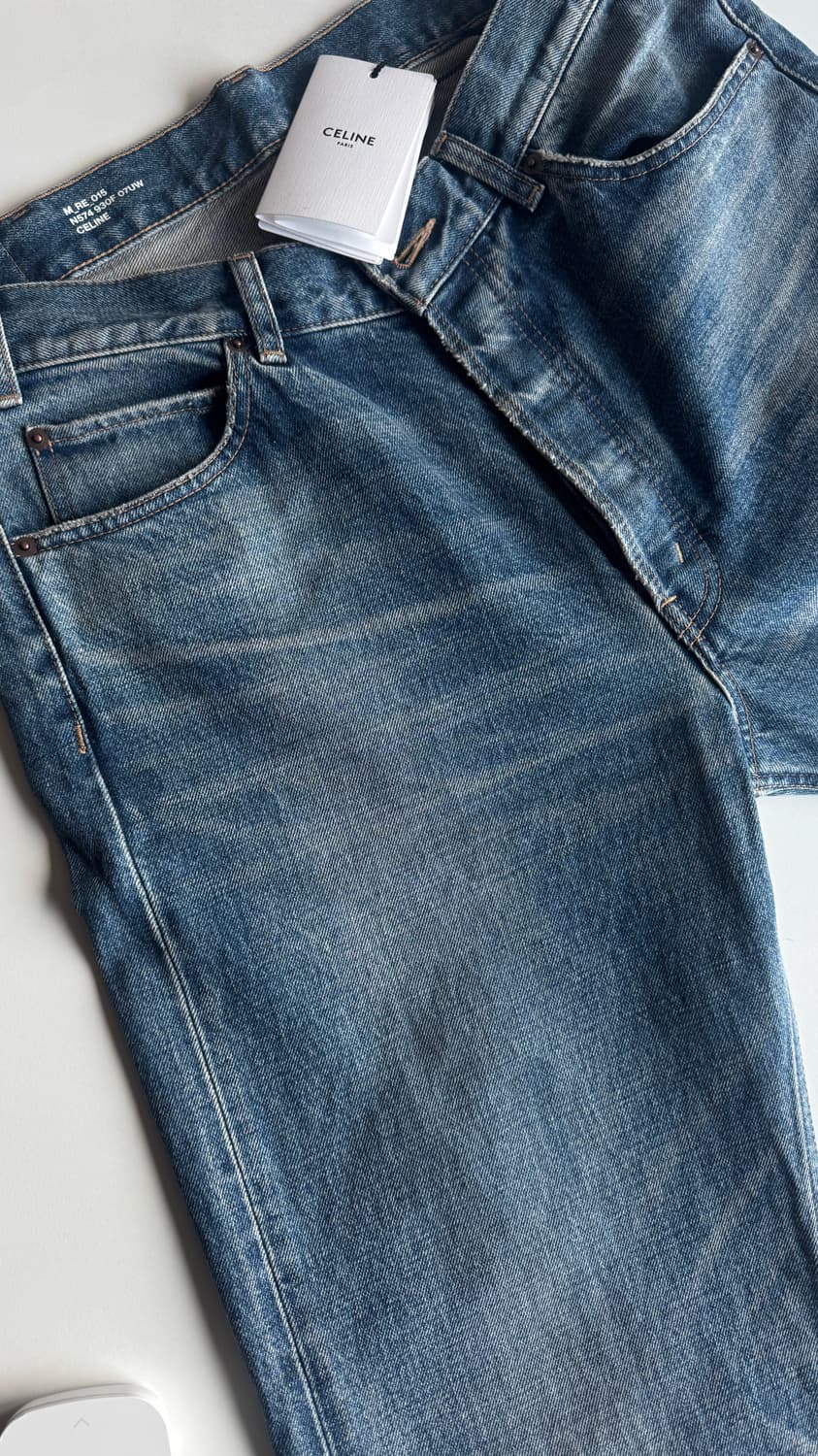 셀린느 23fw 커트 유니언 워시 데님 진 상품이미지1