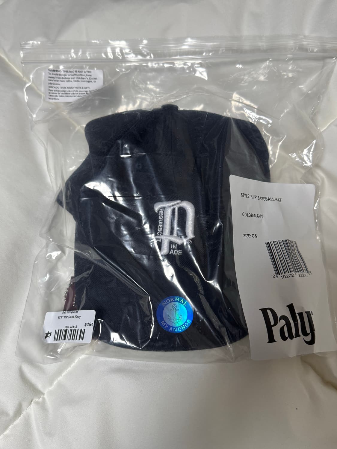 [OS]팔리할리우드 p캡 네이비 상품이미지1