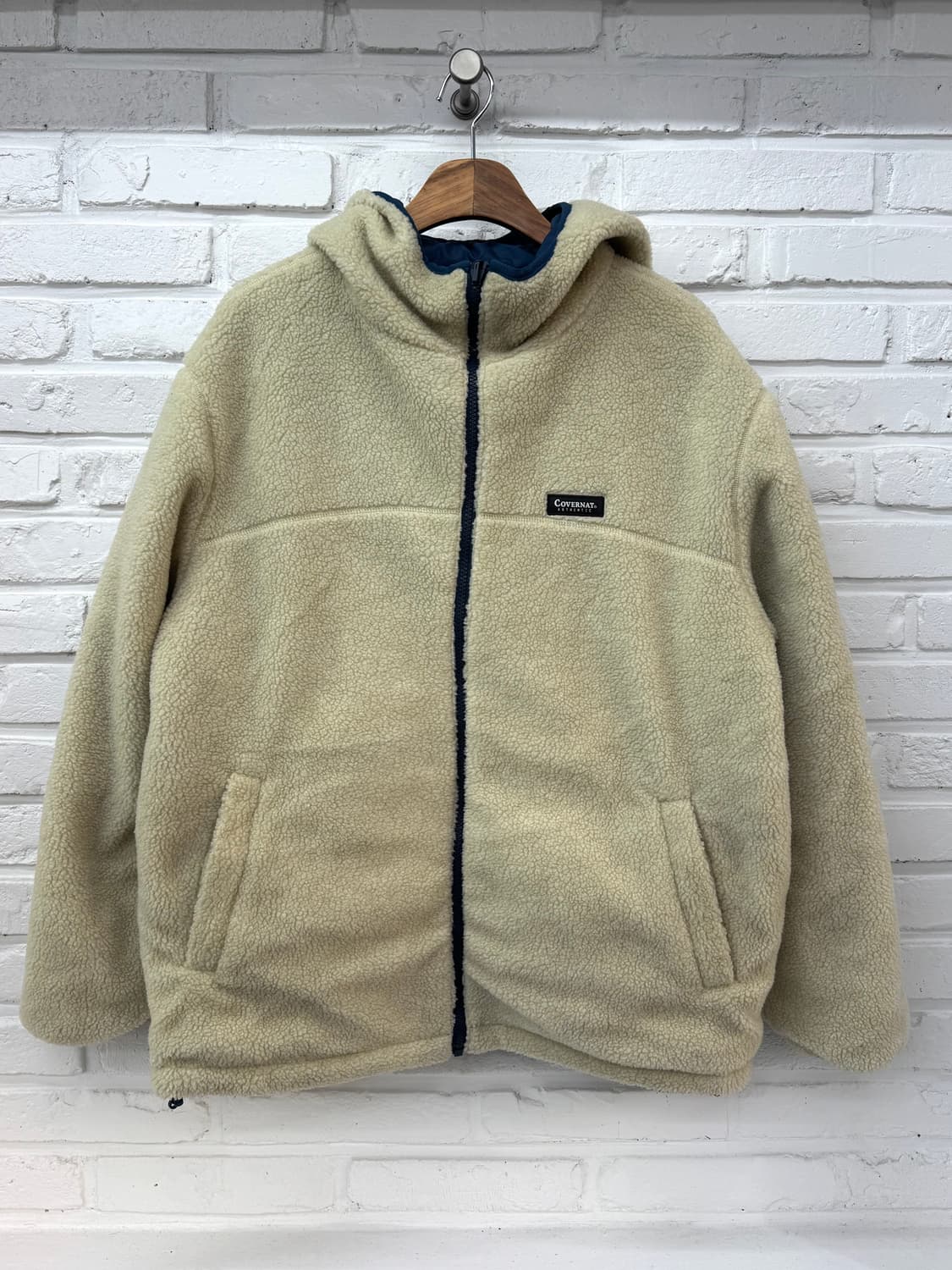 커버낫 블루 리버시블 플리스 자켓 상품이미지6