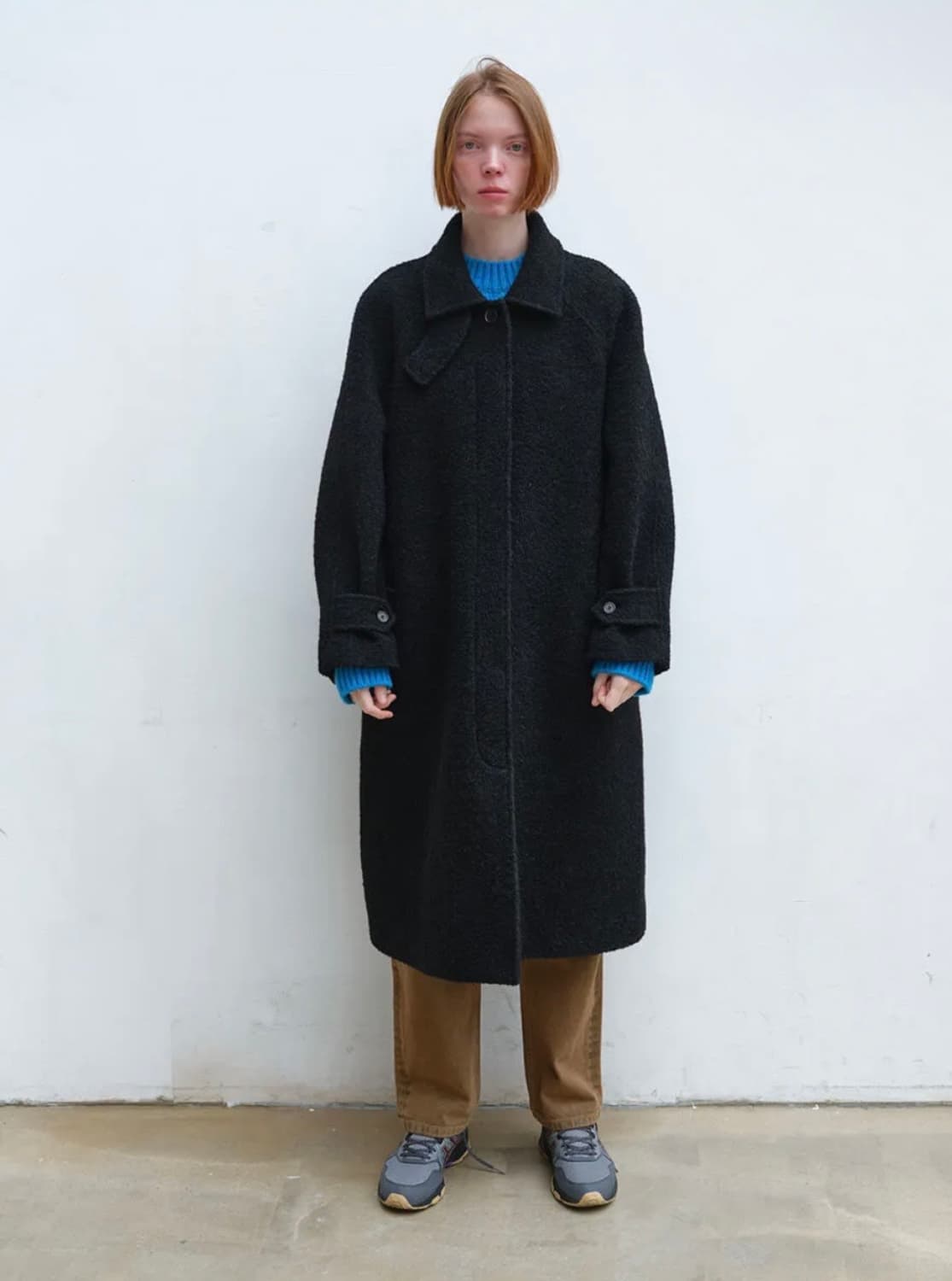 Enzoblues 엔조블루스 발마칸 코트 블랙 상품이미지1