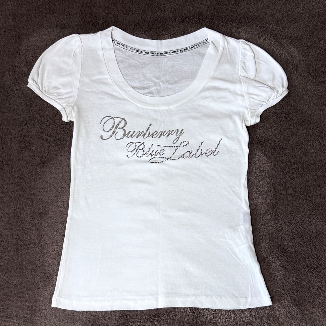 버버리 블루라벨 스터드 딱붙 티셔츠 상품이미지2