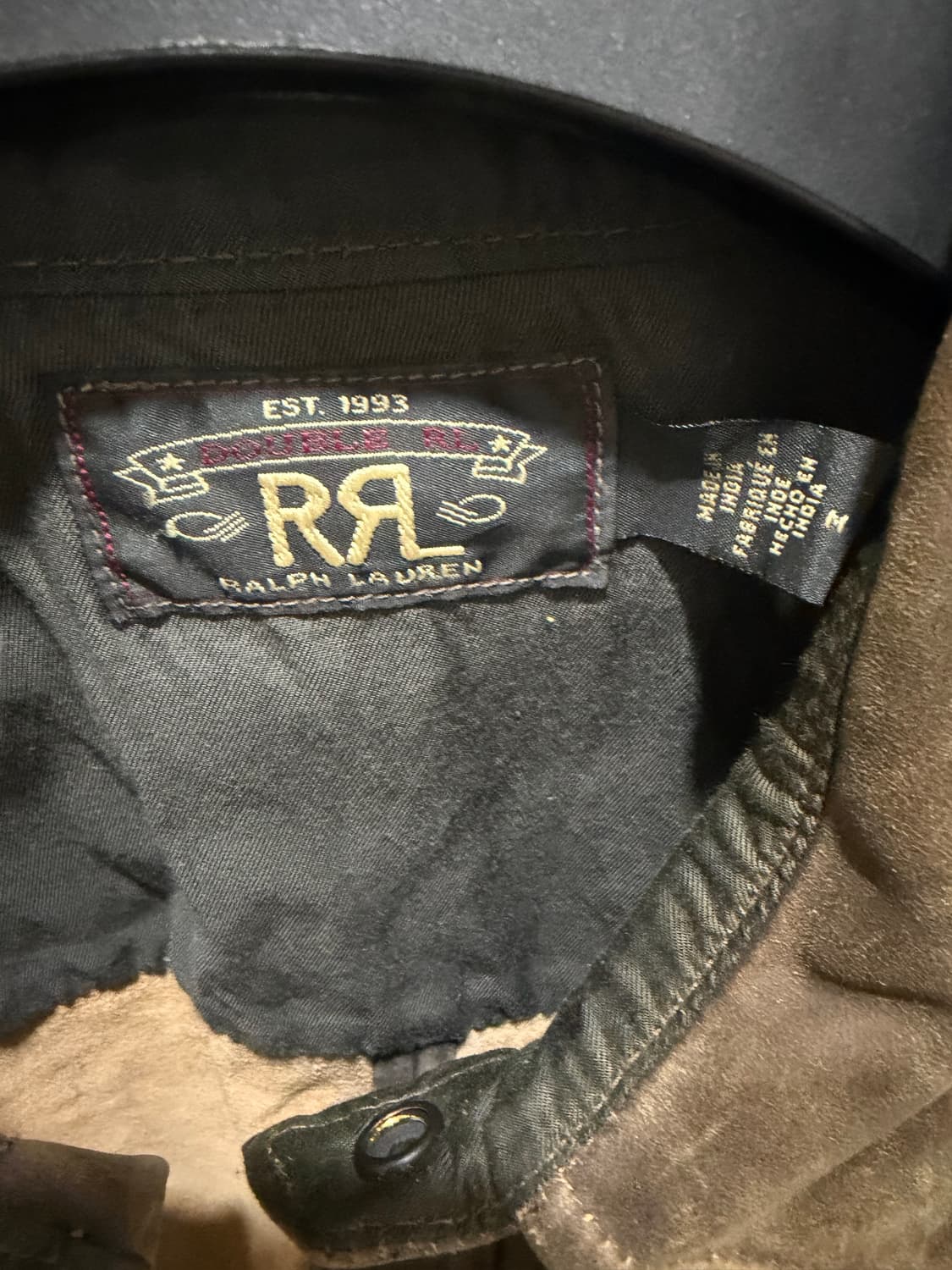 RRL 레더 오버셔츠 M 사이즈 새제품 상품이미지4