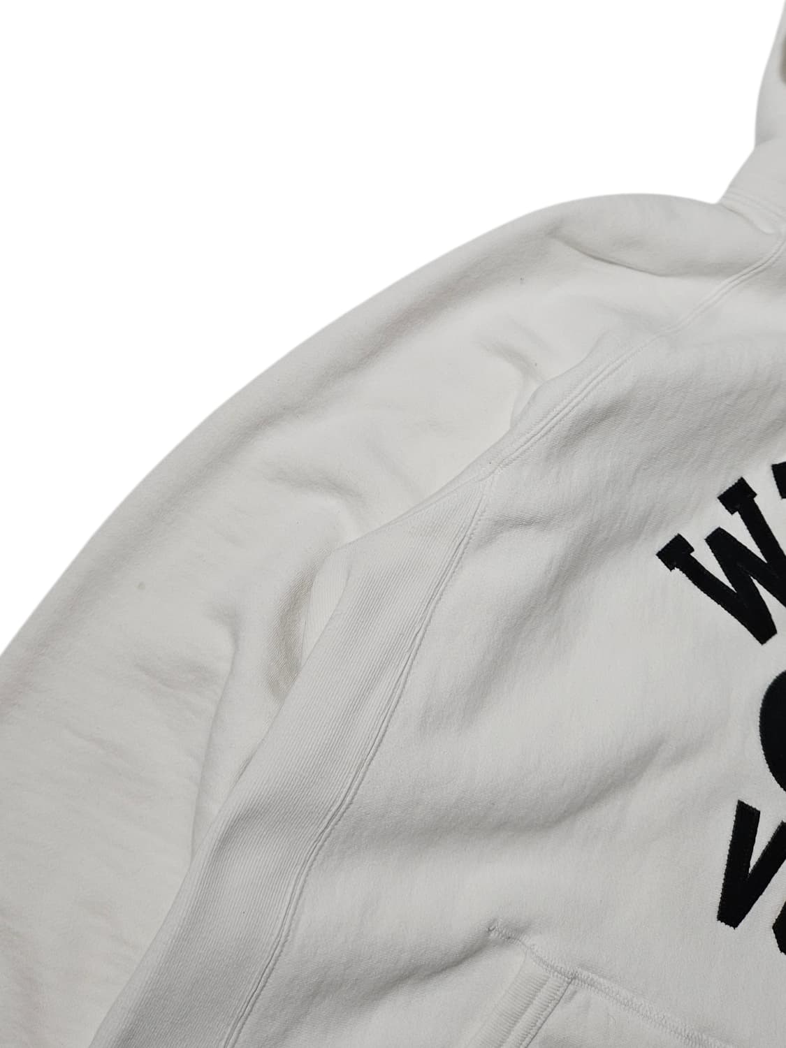 더블탭스 16SS 디자인 후드 후드티 화이트 L 상품이미지5