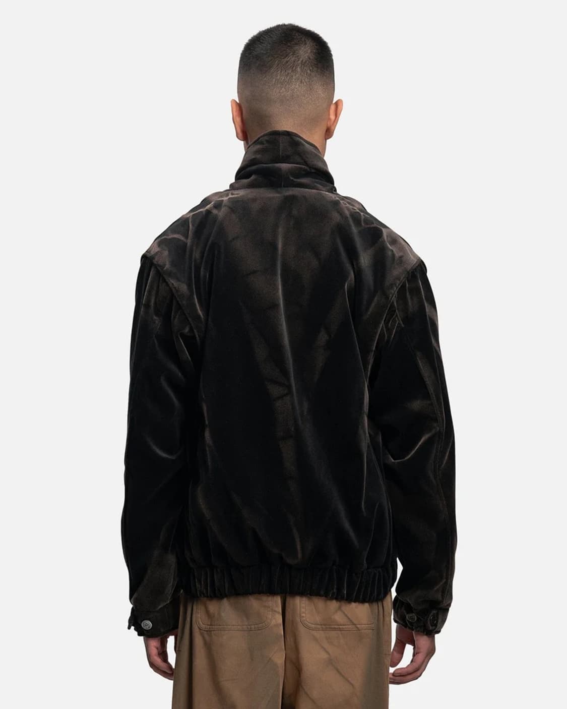 [M] 22AW 지용킴 숄카라 벨벳 봄버 상품이미지2