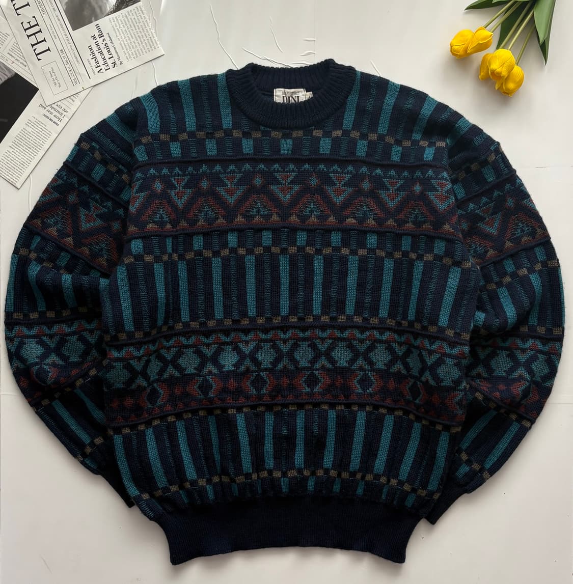 Massimo Dini 에스닉 빈티지 니트 상품이미지2