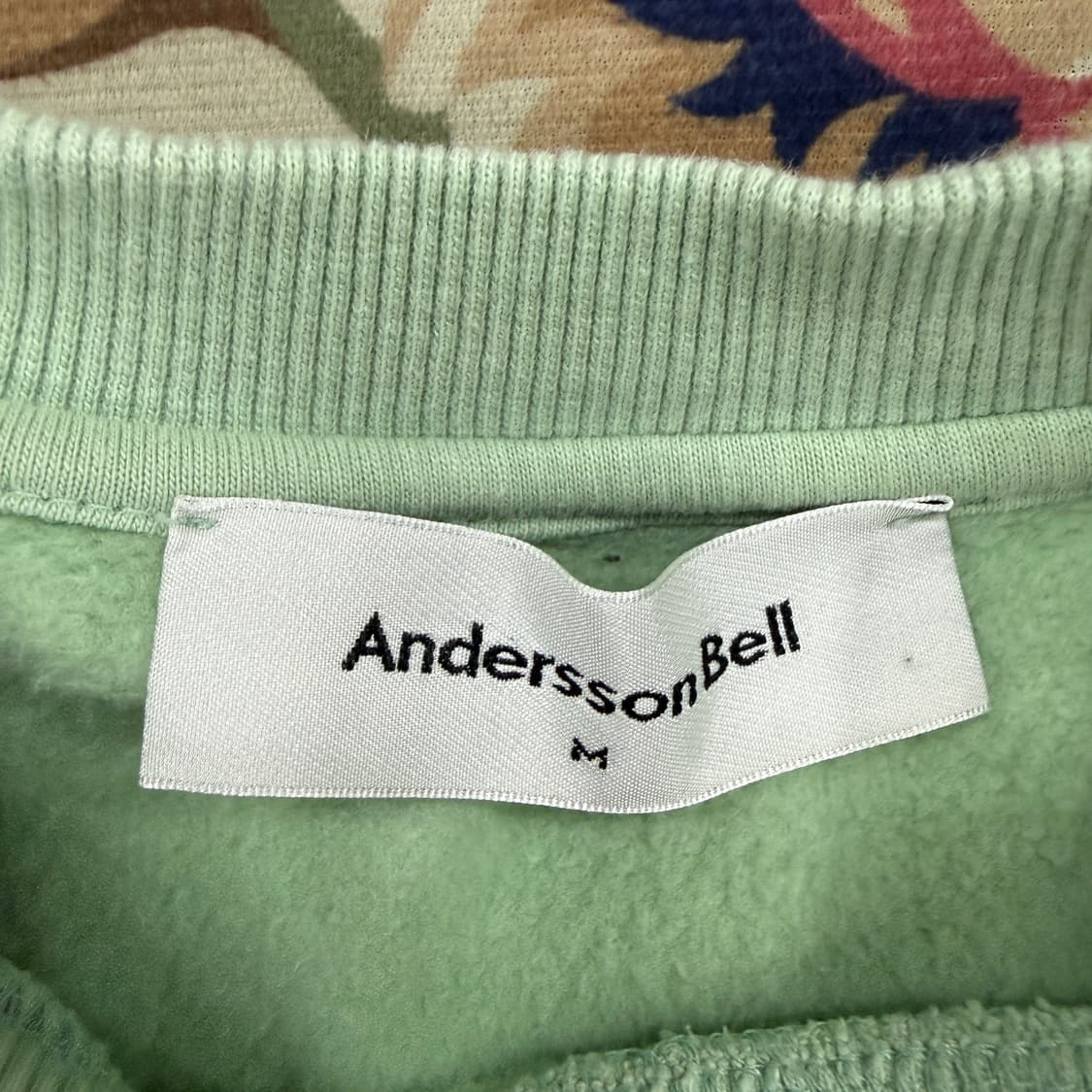 (M)앤더슨벨 anderson bell 맨투맨(피스타치오) 상품이미지2