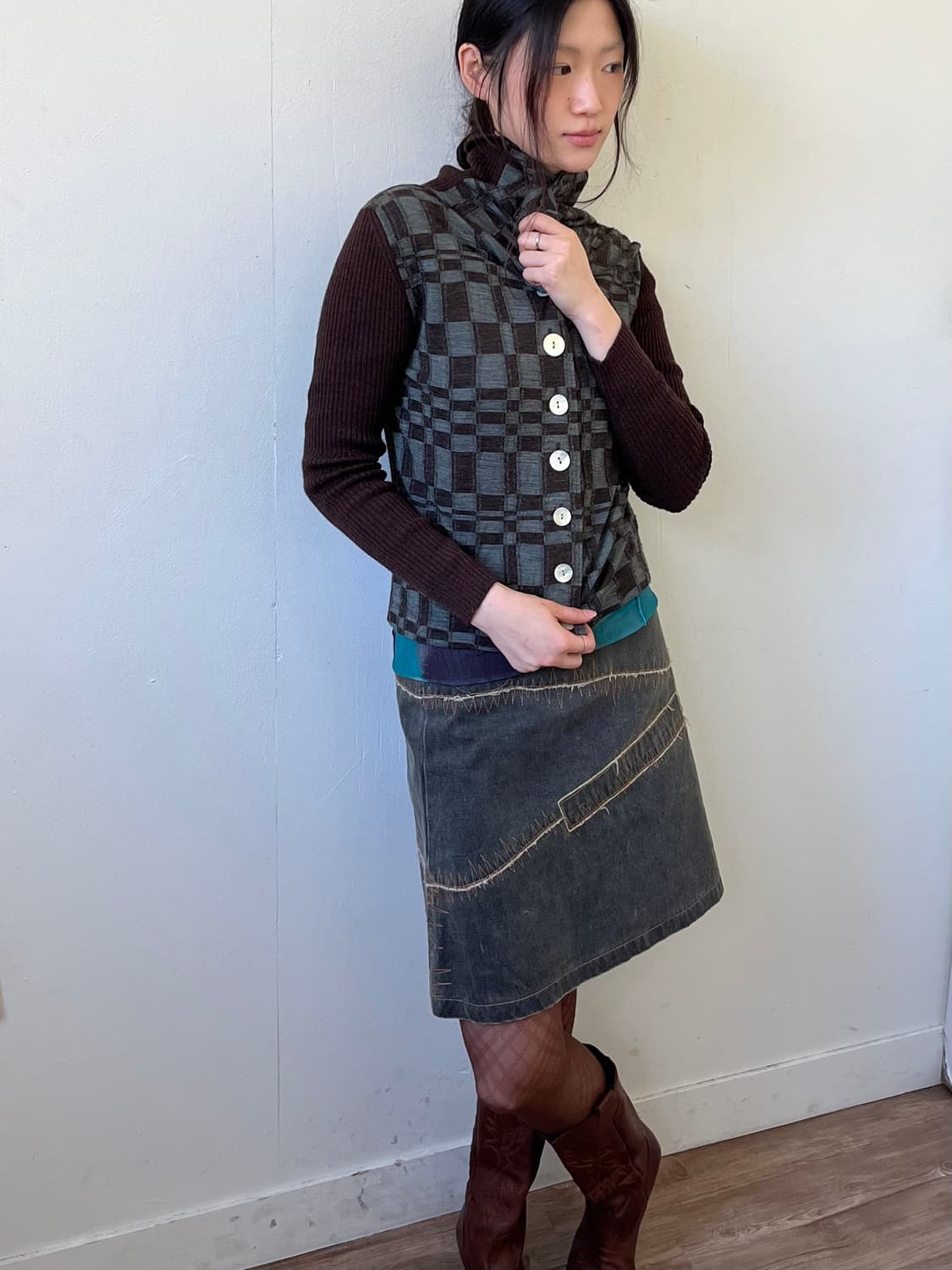 GIPSY BLUE 오버 카라 가디건 상품이미지7